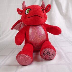Build‎ A Bear Great Wolf Lodge Ellie 15" Red Dragon Plush